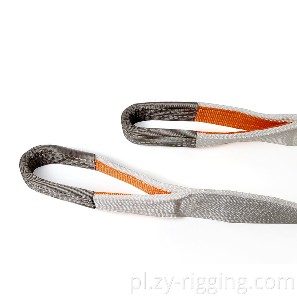 flat webbing sling with eyes